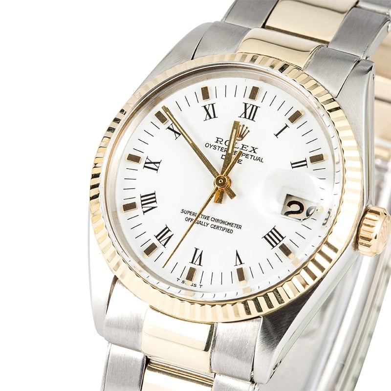 Rolex Date 1500 Two Tone Oyster
