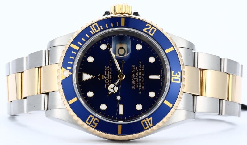 Rolex Submariner 16613 No Hole Case