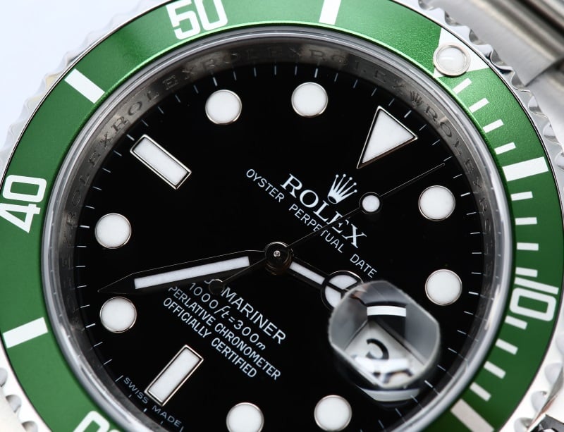 Rolex Submariner 16610LV Green Anniversary