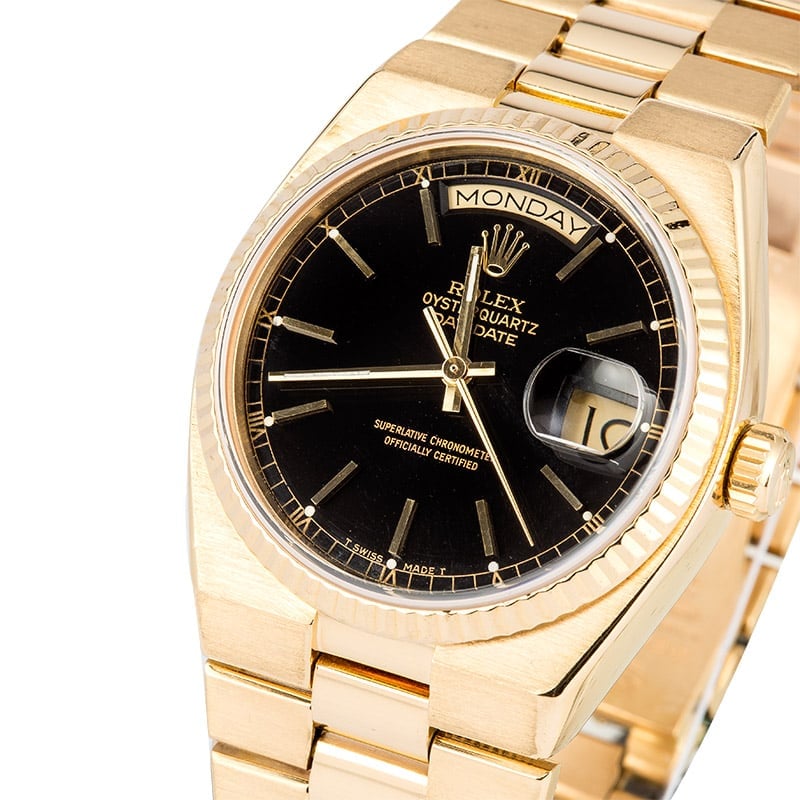 Rolex OysterQuartz Day-Date 19018 Black