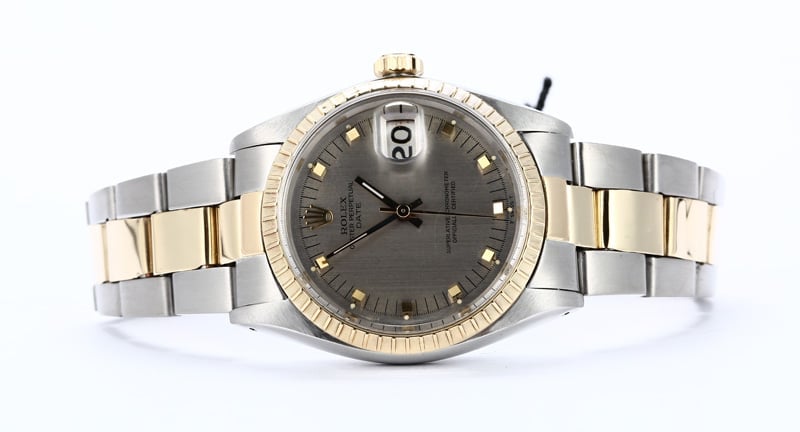 Men's Rolex Date 1505 Two-Tone Oyster