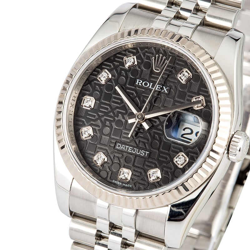 Rolex Datejust 116234 Jubilee Diamond Dial