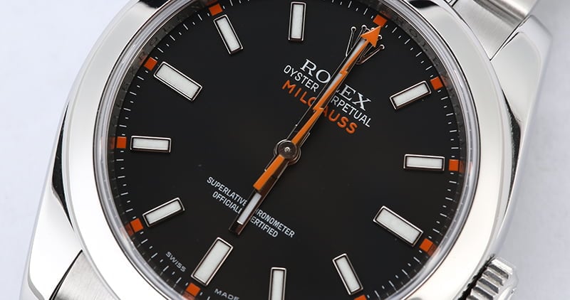 Rolex Milgauss 116400 Steel Oyster with Black Dial