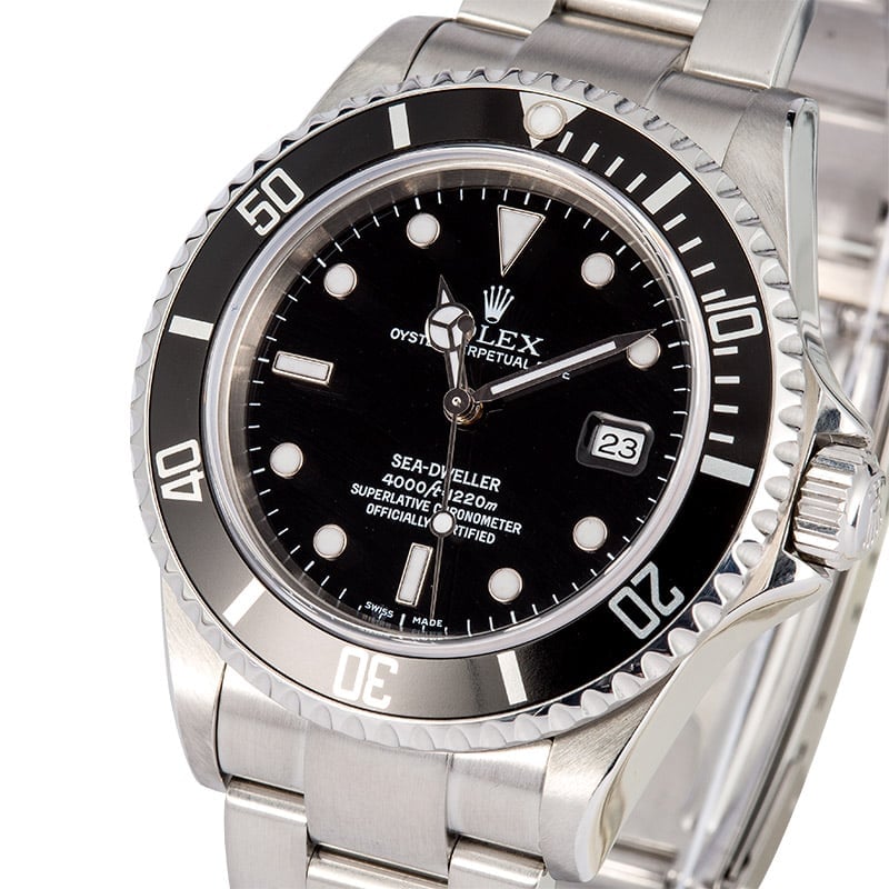 Rolex Sea-Dweller Model 16600 Stainless, Pre Owned at Bob's Watches