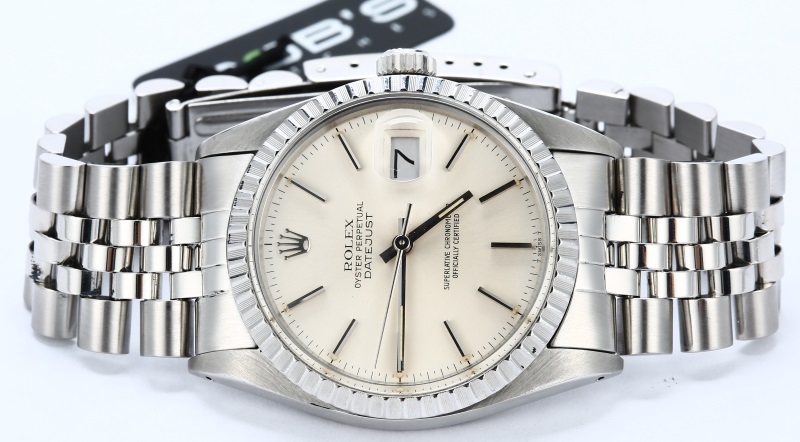 Used Mens Rolex Datejust 16030 Silver Dial