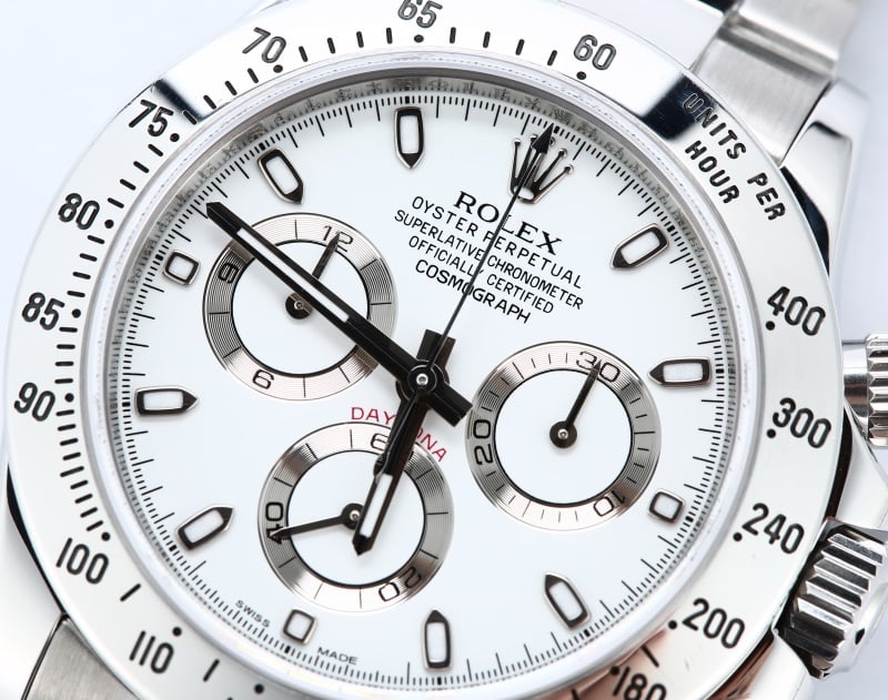 Rolex White Daytona Chronograph 116520