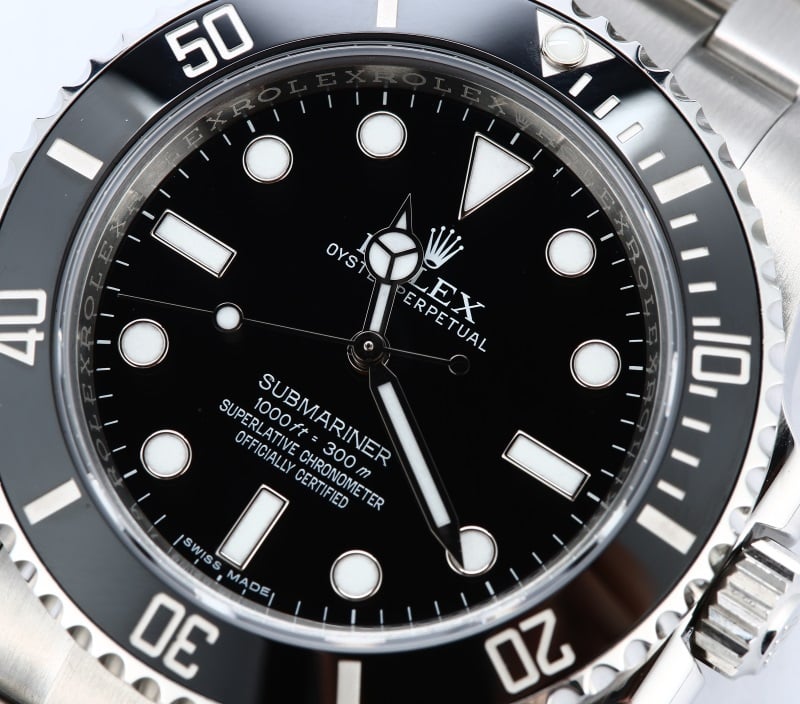 Rolex Submariner Cerachrom No Date 114060 Black