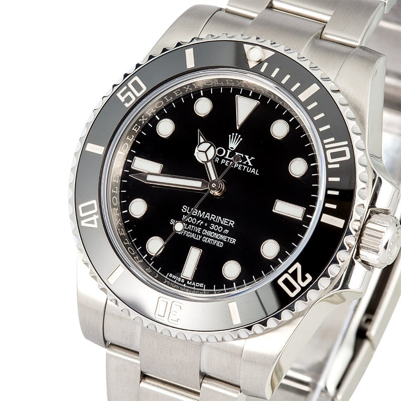 Rolex Submariner Cerachrom No Date 114060 Black