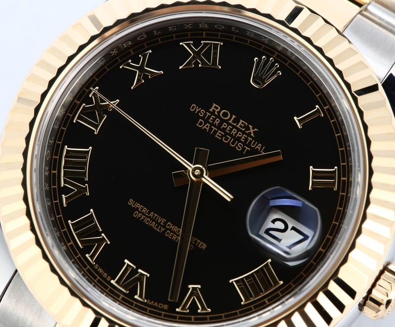 Rolex Datejust 116333 Black Roman Dial