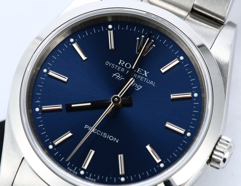 Rolex Blue Air-King 14000 100% Authentic