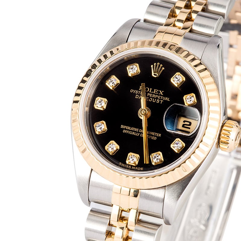 Rolex Lady-Datejust 79173 Black Diamond Dial