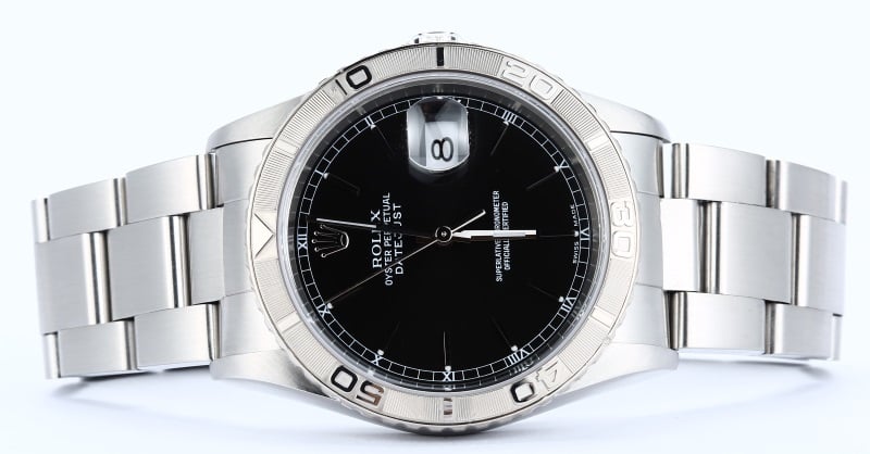 Rolex Datejust 16264 "Turn-O-Graph" Black Thunderbird