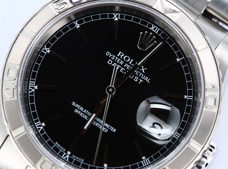 Rolex Datejust 16264 "Turn-O-Graph" Black Thunderbird