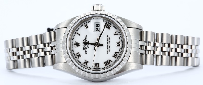 Ladies Rolex Date 79240 White Dial