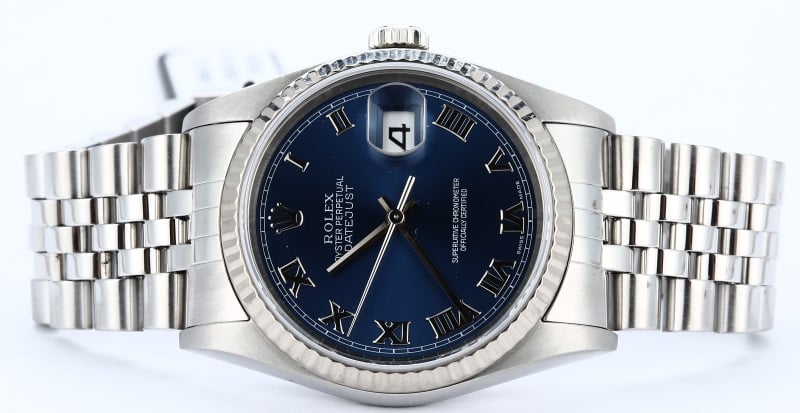 Rolex Datejust 16234 Blue Roman