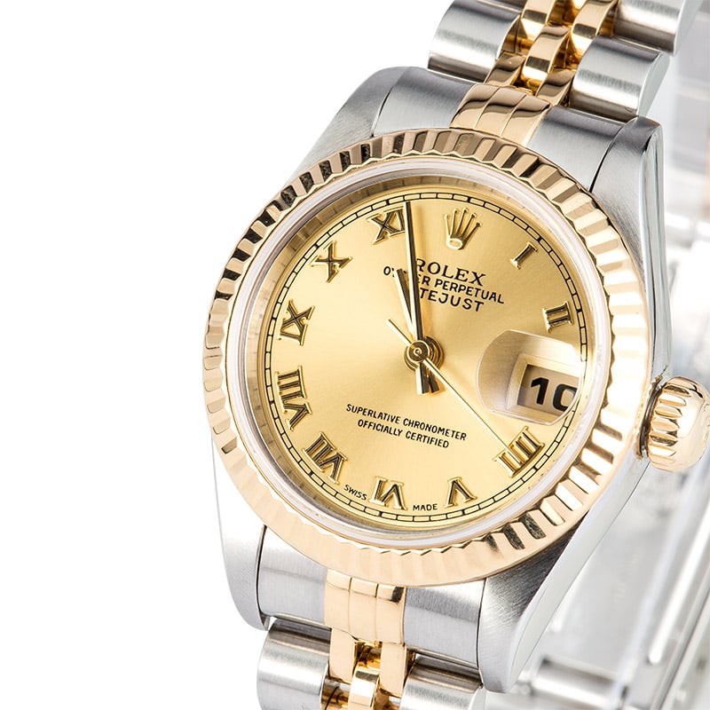 Rolex Lady-Datejust 79173 Champagne Roman