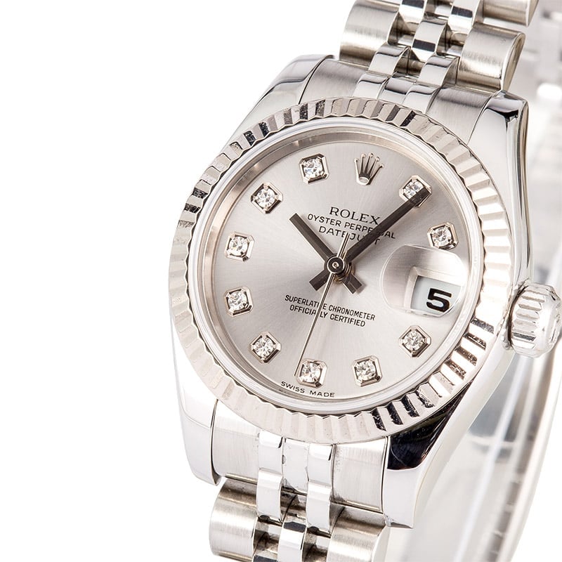 Rolex Lady-Datejust 179174 Rhodium Diamond