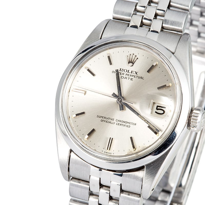 Rolex Vintage Date 1500 Stainless Steel