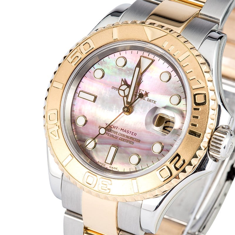 Rolex yacht master mother hotsell of pearl