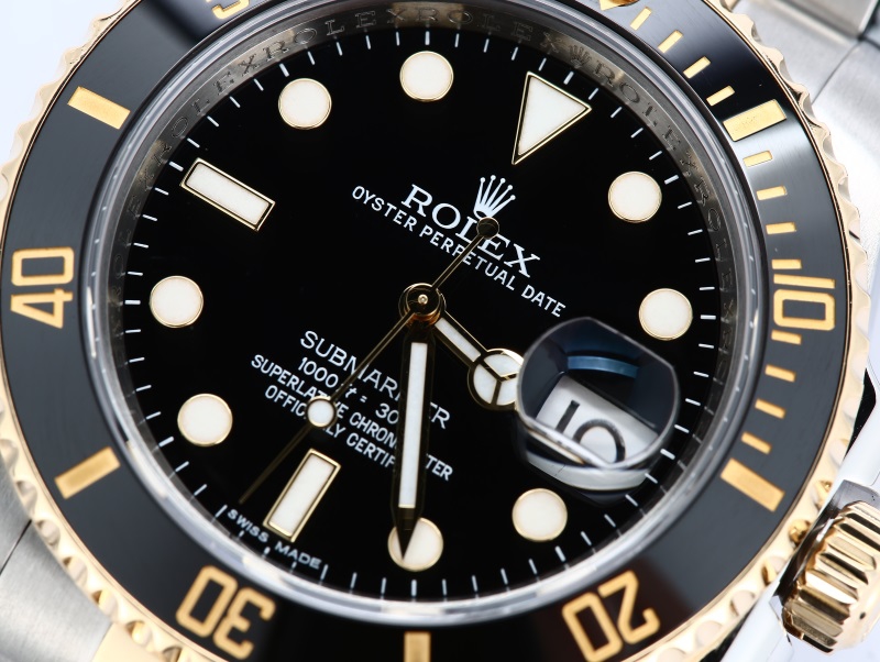 Rolex Black Submariner 116613 Two-Tone