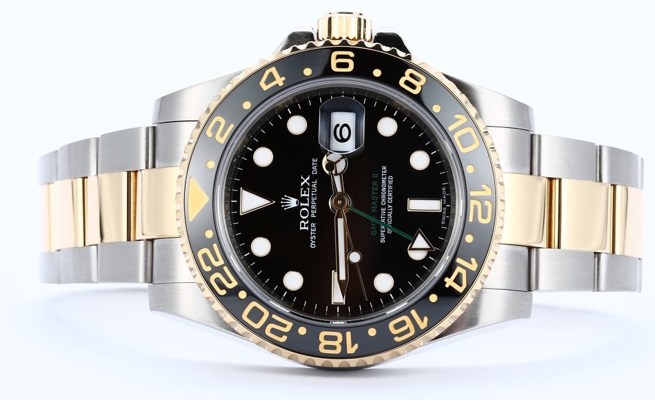 Rolex GMT Master II Steel and Gold 116713 Certified Pre-Owned