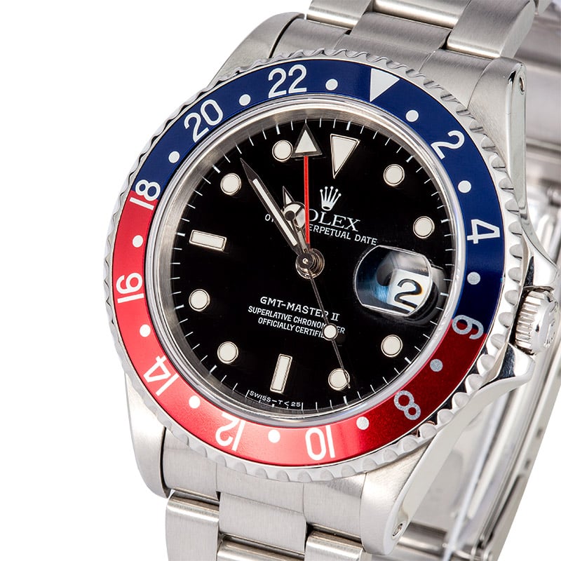 Rolex Pepsi GMT-Master II 16710 Certified Pre-Owned