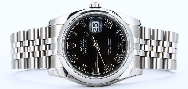 Rolex Datejust 116200 Black Dial Jubilee