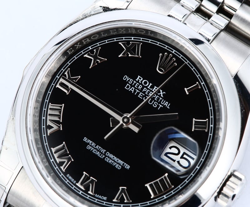 Rolex Datejust 116200 Black Dial Jubilee