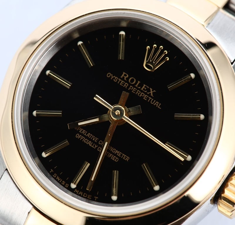 Rolex Lady Oyster Perpetual 67183 Smooth Bezel