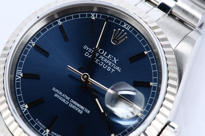 Rolex Datejust 16234 Blue Index