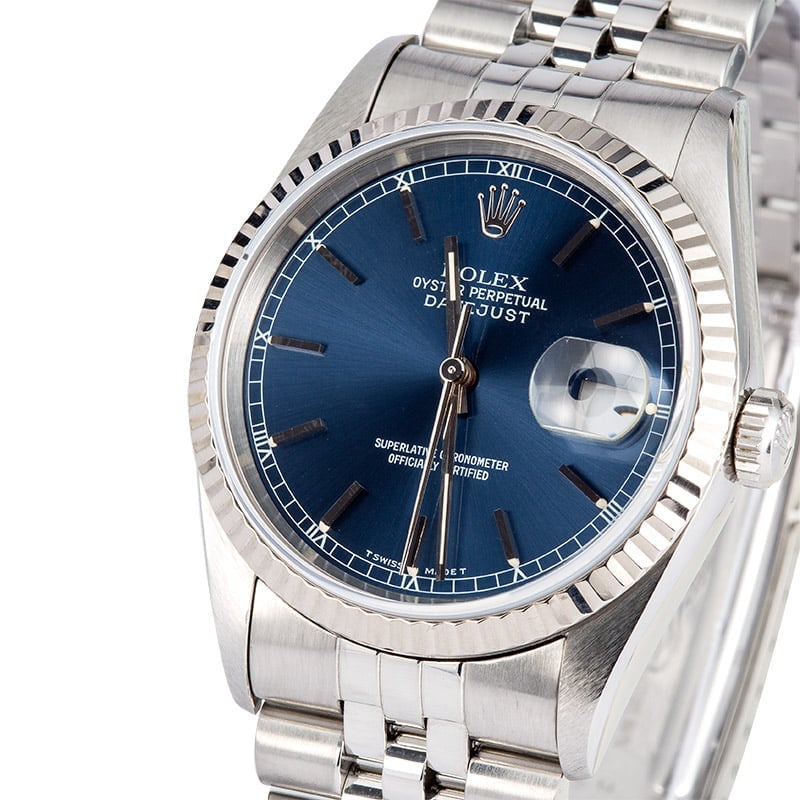 Rolex Datejust 16234 Blue Index