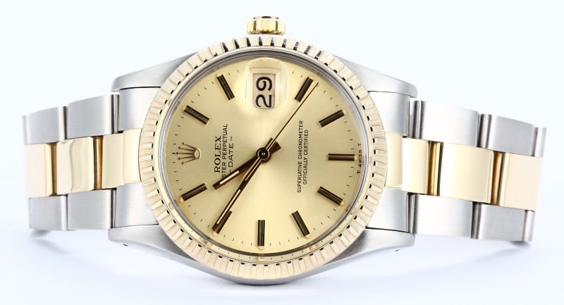 Rolex Two-Tone Date 15053 Oyster