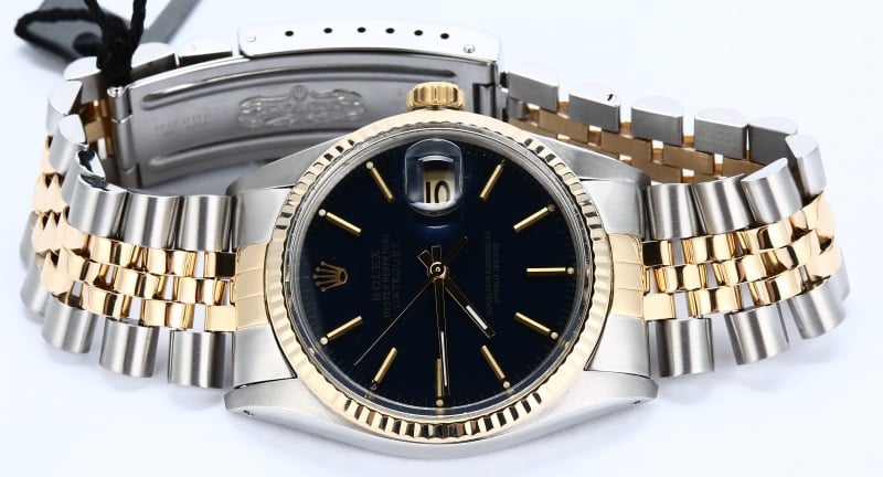 Rolex Datejust 16013 Blue Certified Pre-Owned