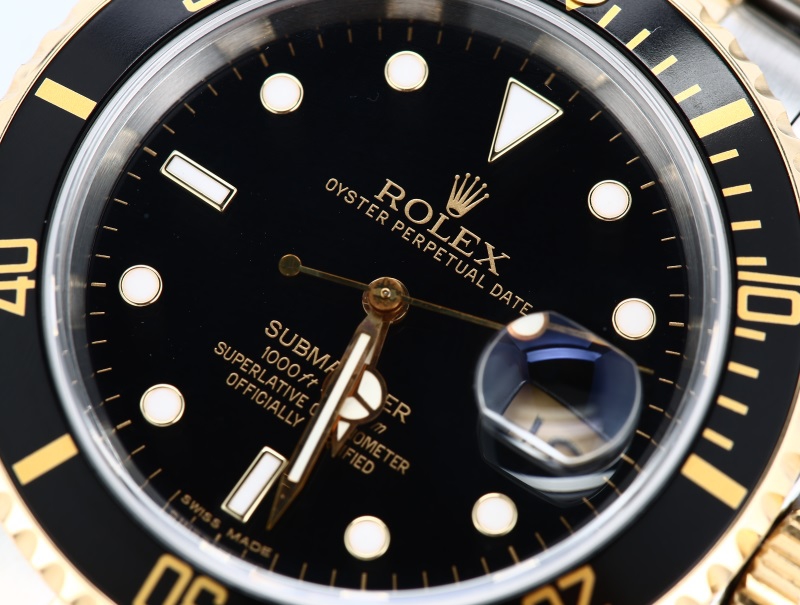 Rolex Submariner Two-Tone 16613 Oyster Black