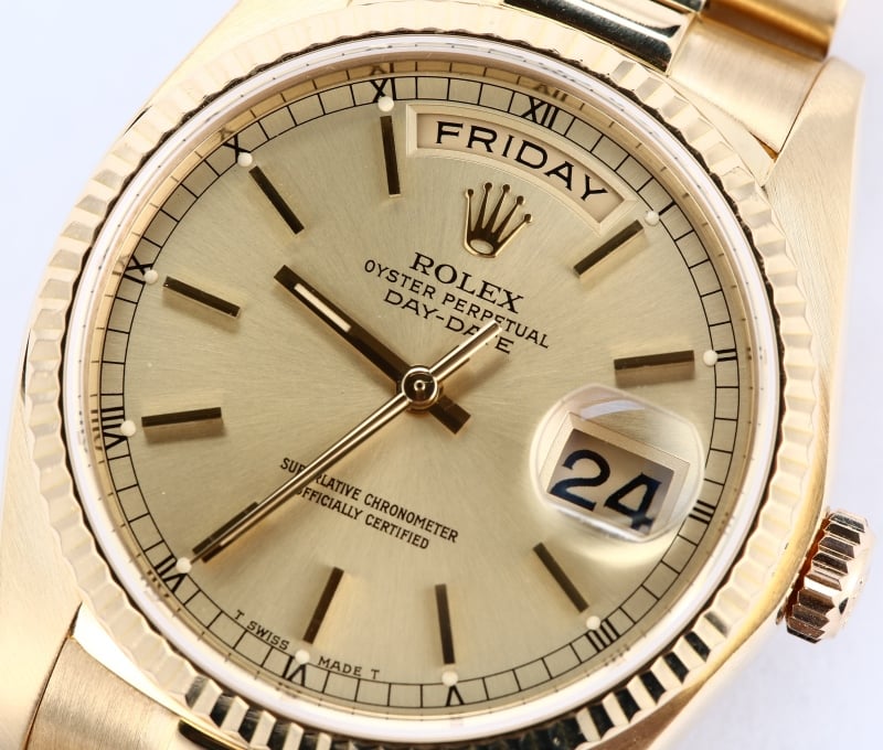 Rolex Day-Date Presidential 18038 36MM