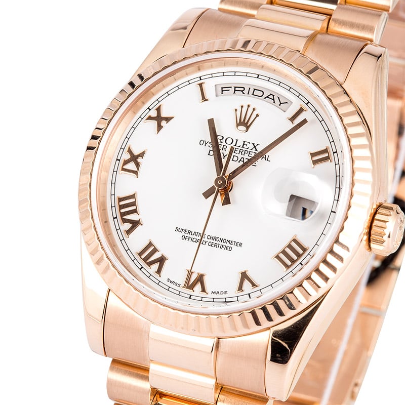 Rolex President Day-Date Rose Gold 118235