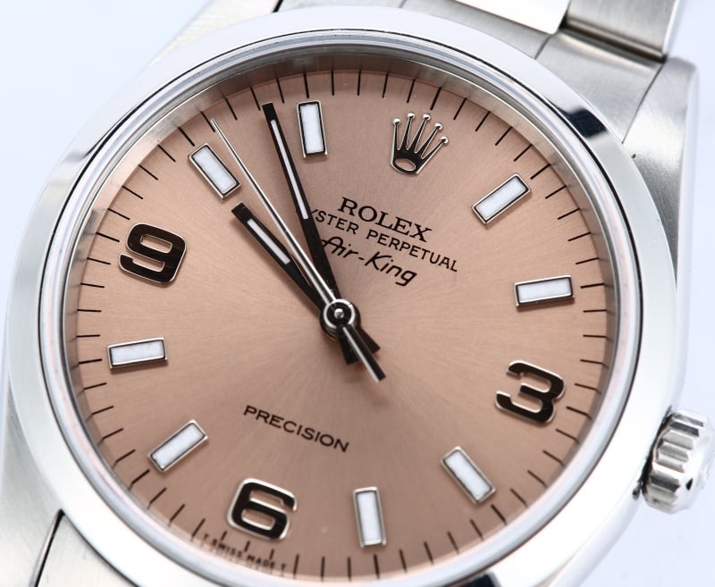 Rolex Air-King 14000 Pink Dial