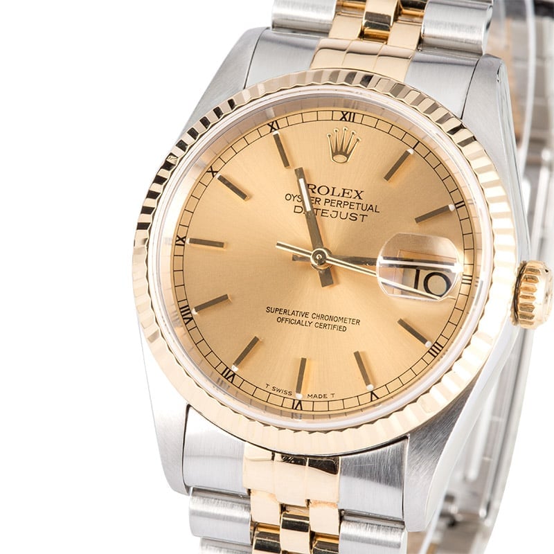 Rolex Men's Datejust 16233 Two-Tone