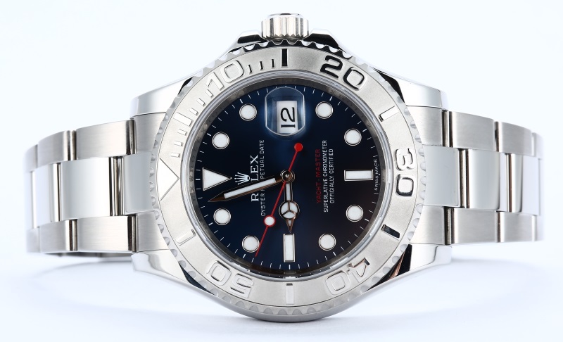 Rolex Platinum Blue Yacht-Master 116622