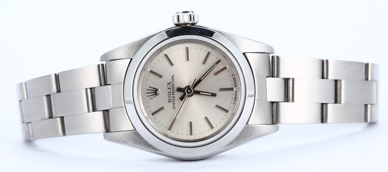 Rolex Ladies Oyster Perpetual 76080 Silver