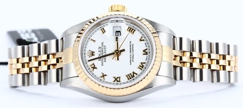 Rolex Lady-Datejust 79173 White Roman Dial