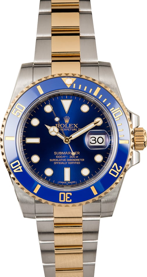 rolex submariner two tone ceramic