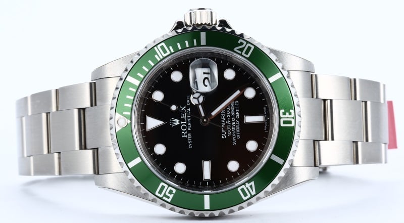 Rolex Submariner Green Anniversary 16610 Factory Stickers