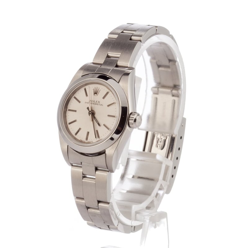 Rolex Ladies Oyster Perpetual 76080 Steel