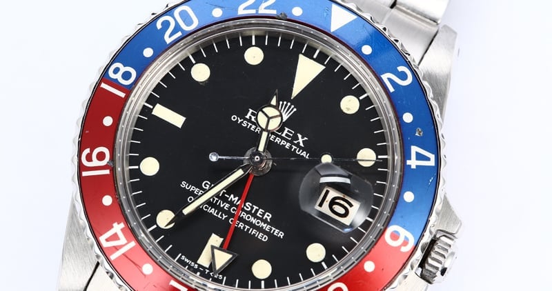 Men's Rolex GMT-Master 1675 Vintage Pepsi