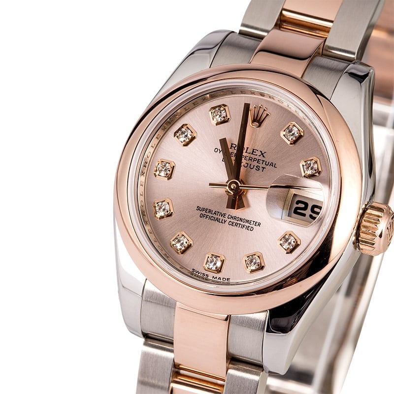 Rolex Women's Datejust 179161SDO Everose Gold