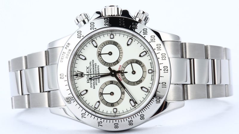 Rolex Stainless Steel Daytona 116520 White