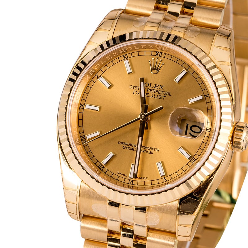 Rolex Gold Datejust 116238 Unworn