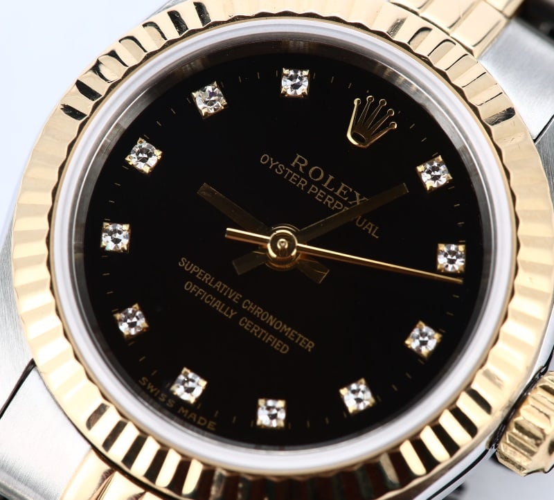 Rolex Lady Oyster Perpetual 76193 Diamond Dial