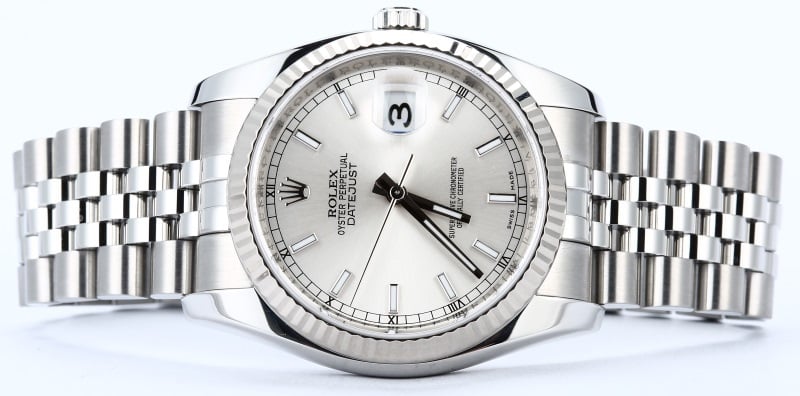 Rolex Datejust 116234 White Gold Bezel